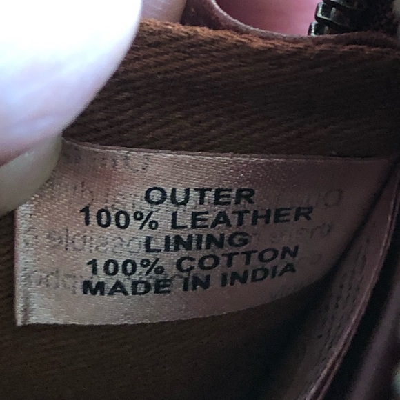 Ashwood Genuine Woven Leather Zip Closure Ladies Wallet Brown - Picture 16 of 16